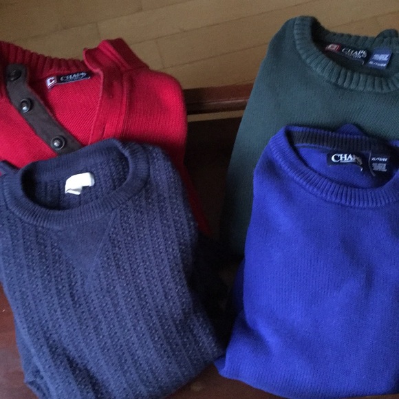 Chaps Other - CHAPS XL men bundle! 4 sweaters+1 price=DEAL!!